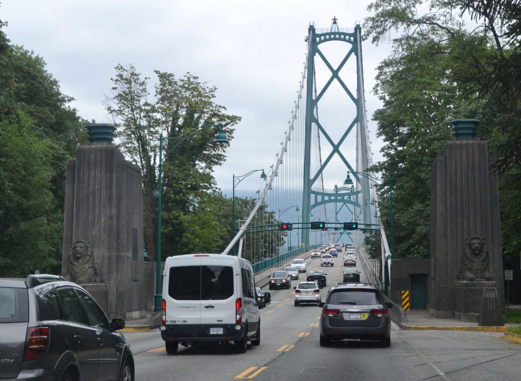 Hustá premávka hlavného mesta Vancouver