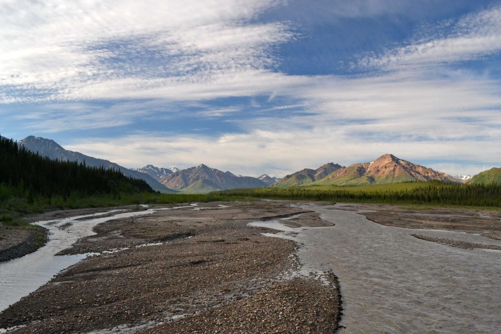 Rieka Teklanika Aljaška